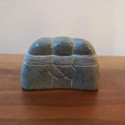 Lot 209: Russian Nesting Dolls and USSR Carved Stone Sculpture 