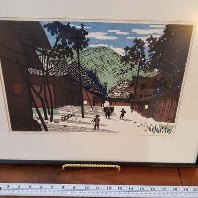 Lot 211: Kiyoshi Saito Woodblock 