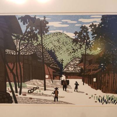Lot 211: Kiyoshi Saito Woodblock 