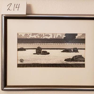 Lot 214: Okiayama Japanese Woodblock