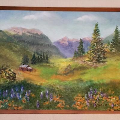 Lot 216: (3) Original Mountain Paintings