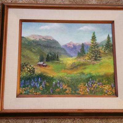 Lot 216: (3) Original Mountain Paintings