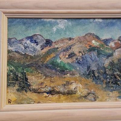 Lot 216: (3) Original Mountain Paintings