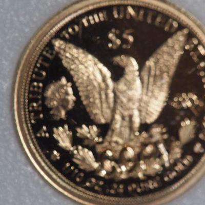Gold Morgan $5 1964 Coin 52