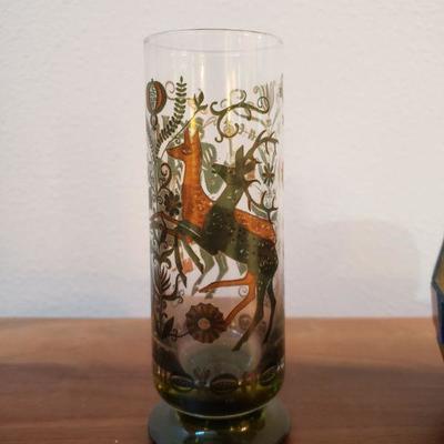 Lot 226: Candleholders and Vase Lot