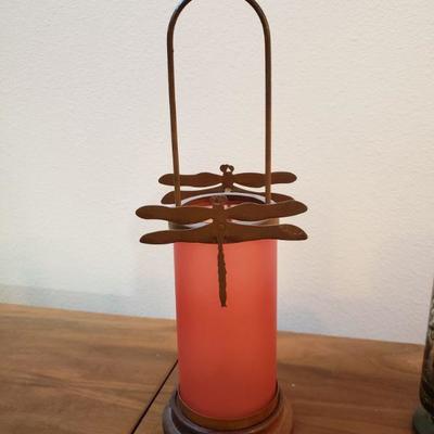 Lot 226: Candleholders and Vase Lot