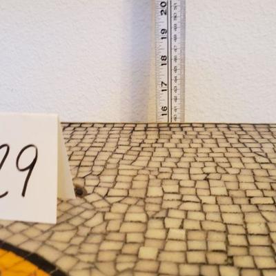 Lot 229: Mid Century Butterfly Mosaic Table