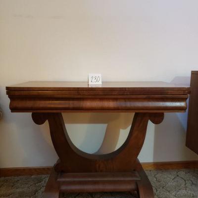Lot 230: Folding & Swivel Top Table