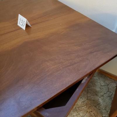 Lot 230: Folding & Swivel Top Table