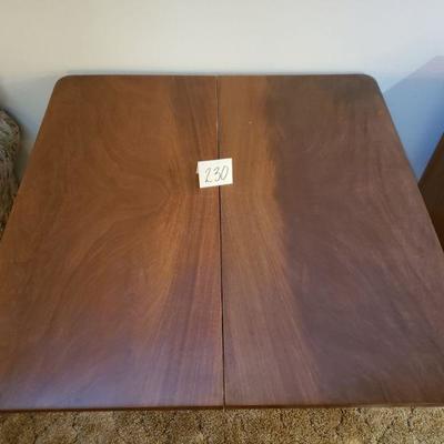 Lot 230: Folding & Swivel Top Table