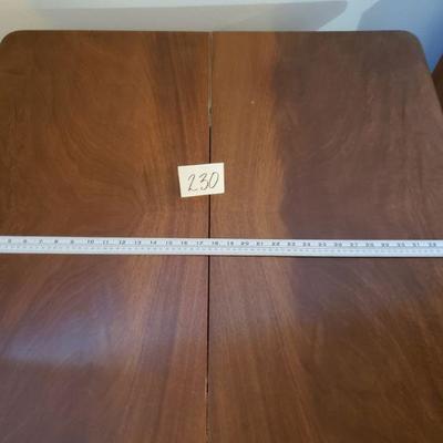 Lot 230: Folding & Swivel Top Table