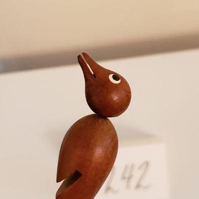Lot 242: Mid Century Danish Teak Birds (2)