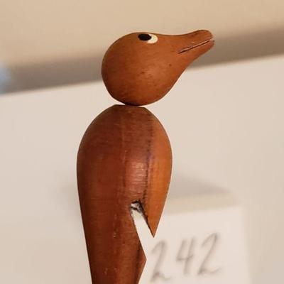 Lot 242: Mid Century Danish Teak Birds (2)