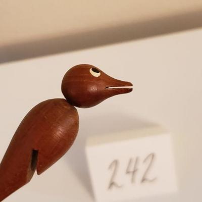 Lot 242: Mid Century Danish Teak Birds (2)