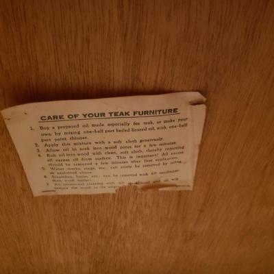 Lot 246: Mid Century Teak Dining Table