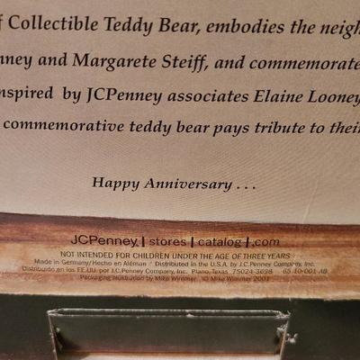 B38: Steiff JC Penny Anniversary Bear