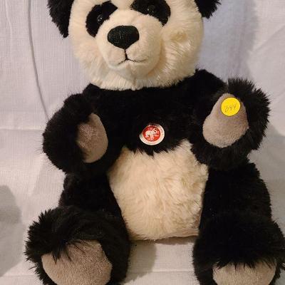 B44: Steiff Panda Bear 13 inches.