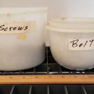 LOT #253: Two Buckets of Assorted Bolts and Screws