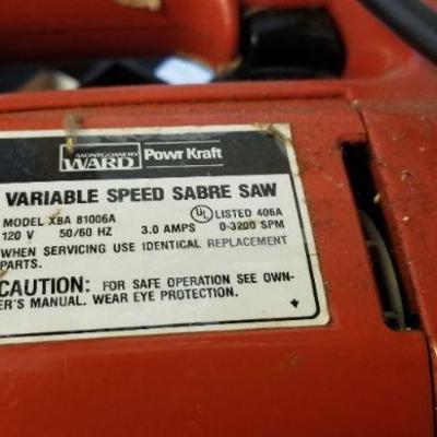 LOT #256: Vintage Montgomery Ward Sabre Saw