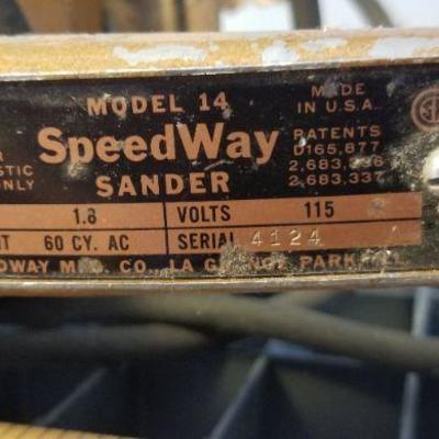 LOT #257: Vintage Speedway Sander 