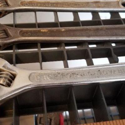 LOT #263: (3) Vintage Crescent Wrenches