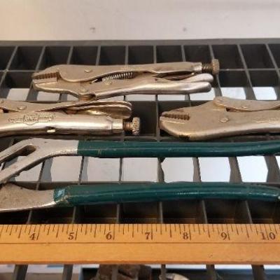 LOT #266: (1) Large Plier and (3) Vise Grips