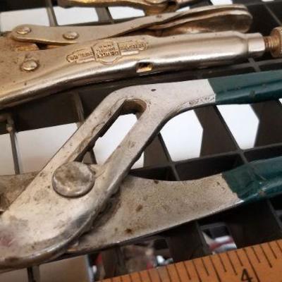 LOT #266: (1) Large Plier and (3) Vise Grips