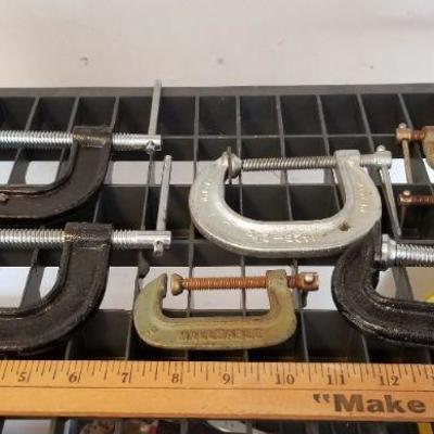 LOT #270: Assortment of (7) C Clamp Tools