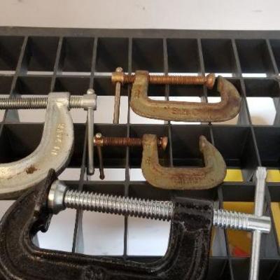 LOT #270: Assortment of (7) C Clamp Tools