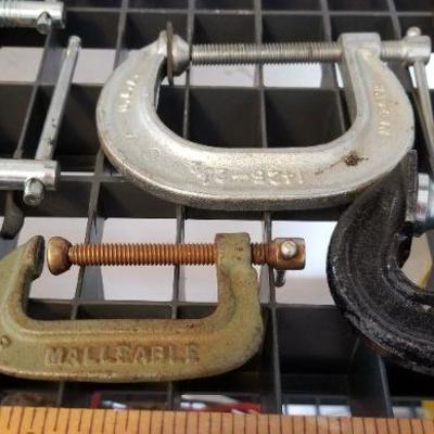 LOT #270: Assortment of (7) C Clamp Tools