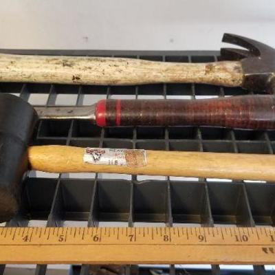 LOT #272: (3) Vintage Hammers (one soft)