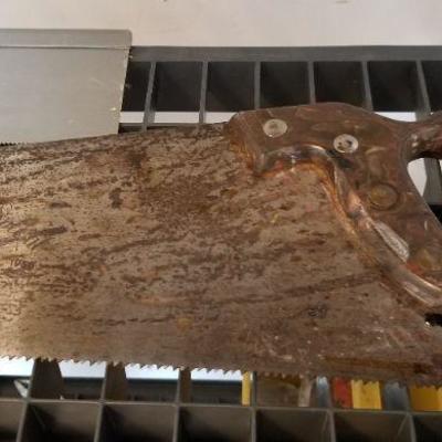 LOT #279: Two Large Vintage Handsaws