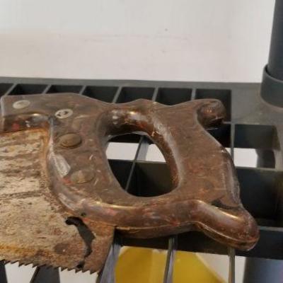 LOT #279: Two Large Vintage Handsaws