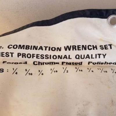LOT #287: Vintage Complete Combination Wrench Set