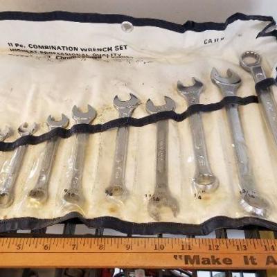 LOT #287: Vintage Complete Combination Wrench Set