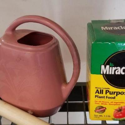 LOT #288: Garden Bundle - Shears. MIRACLE GRO (75%) and Small Watering Can