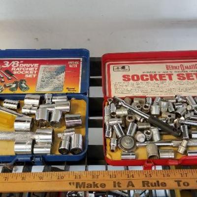 LOT #290: (2) Sets of Sockets and wrenches