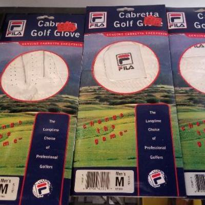 LOT #294: Assortment of New and Used Golf Gloves + other accessories