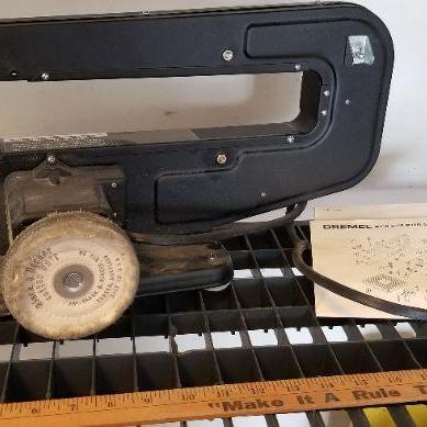 LOT #298: Vintage Dremel Saw Sander tool w/ Original Box 