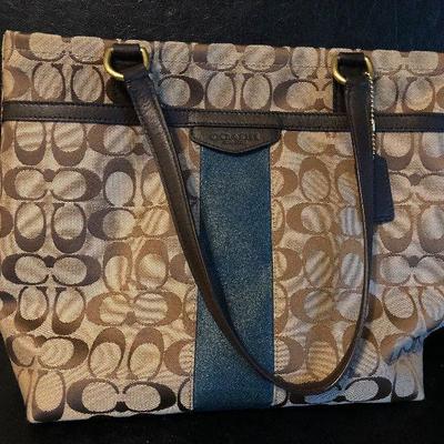 L10: Coach Cloth Signature C Handbag