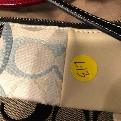 L13: Small Coach Handbag Lot