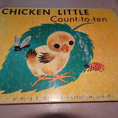 1946 Chicken Little Count-to-Ten by Margaret Briskey & Katherine Evans 7th Printing 