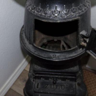 LOT 103  POT BELLY STOVE