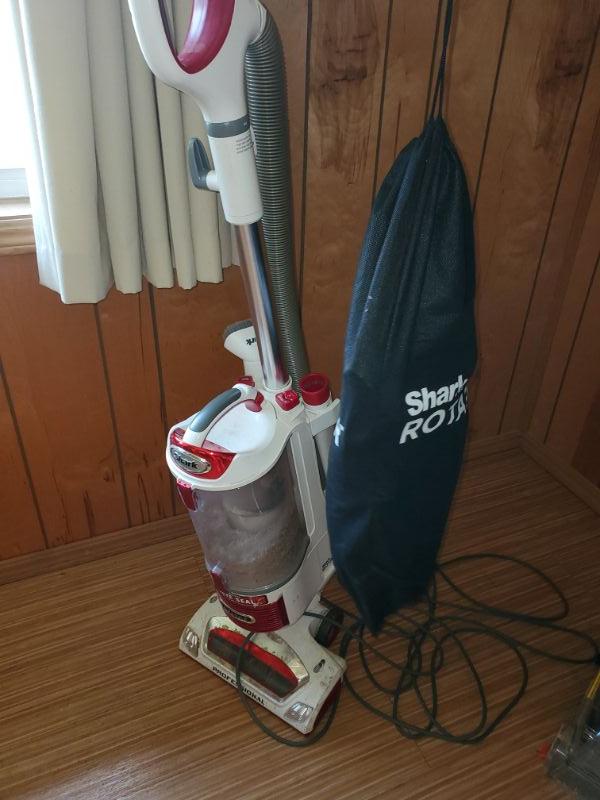 Shark vacuum with attachments