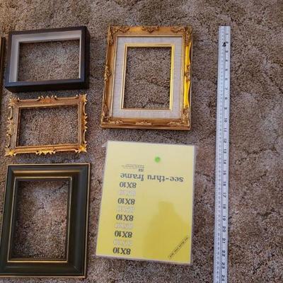 LOT 311: Vintage Wood Frames and One Clear Plastic Frame 