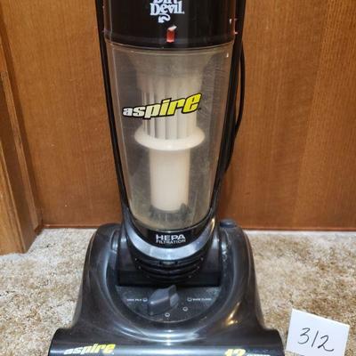Lot 312: Dirt Devil Aspire Vaccum 