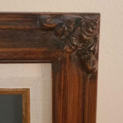 Lot 317: Original Watercolor by Ron McDowell in A Beautiful Old Frame