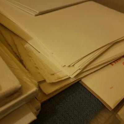 Lot 320: Large Artist Canvas Lot
