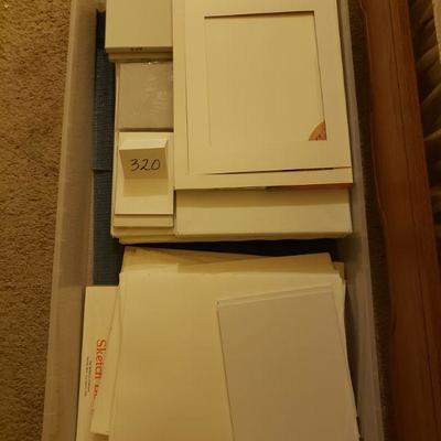 Lot 320: Large Artist Canvas Lot
