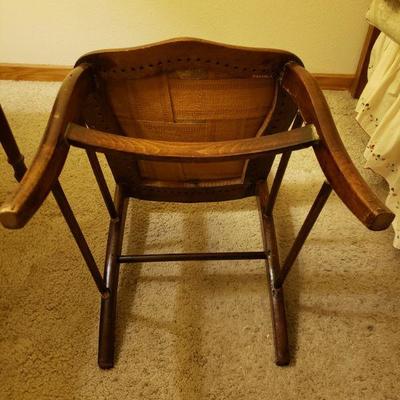 Lot 324: Antique Chair with Needlepoint Seat